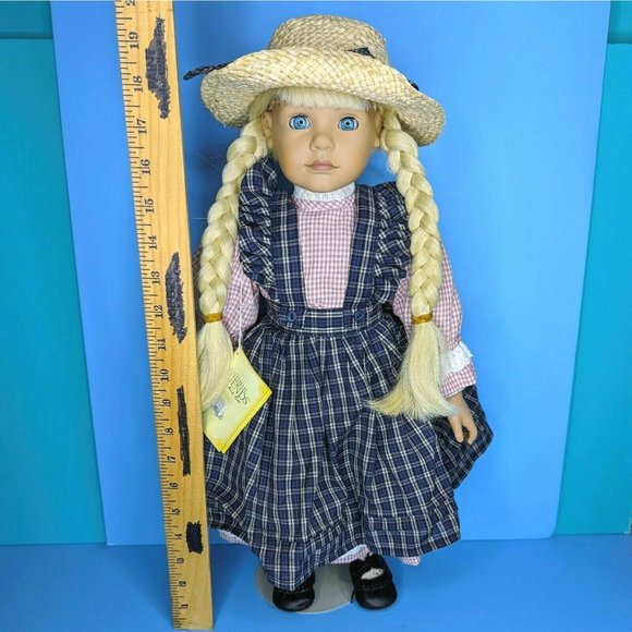 Faithful Friends Heidi Ott 19" Doll Beth Vinyl Cloth Blonde Tag Original Outfit - Picture 3 of 11